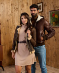 Bomber in montone da uomo - Carlo | Leather Trend