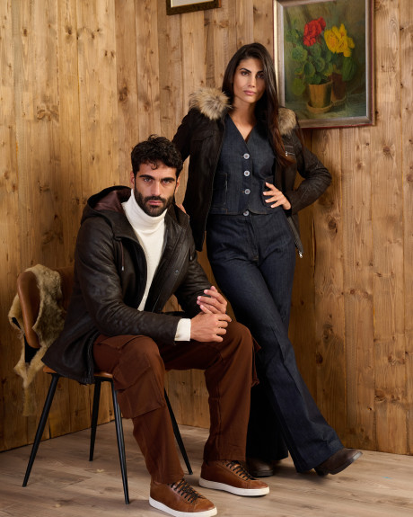 Benny - Piumino Uomo Nabuk | Leather Trend 2