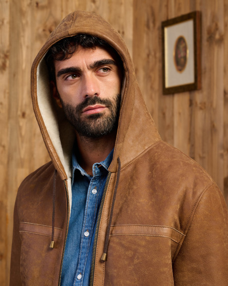 Giacca in pelle e montone da uomo - James | Leather Trend 2