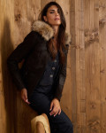 Women's Nubuck Scretched Jacket – Michelina Cap | Leather Trend