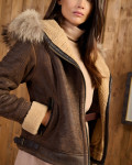 Women's shearling jacket - Naomi | Leather Trend