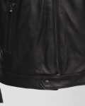 Biker Uomo Nero in Pelle - Alfonso | Leather Trend