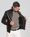 Bomber uomo modello Kiwey – Argo | Leather Trend