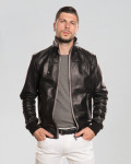 Kiwey men's bomber jacket – Argo | Leather Trend