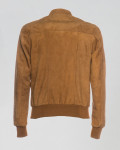 Suede Leather Bomber Jacket - Napoli | Leather Trend