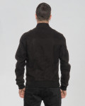 Suede Leather Bomber Jacket - Napoli | Leather Trend