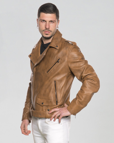 Chiodo in pelle da uomo - Armando | Leather Trend 2