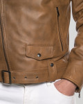 Chiodo in pelle da uomo - Armando | Leather Trend