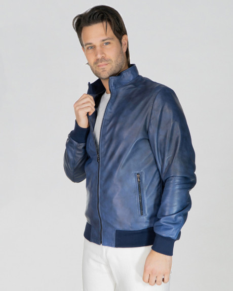 Bomber in pelle da uomo - Victor | Leather Trend 2