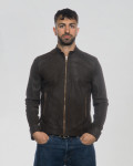Giacca Uomo in Pelle Nabuk - U08 | Leather Trend
