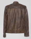 Giacca in pelle uomo cuoio – U08 | Leather Trend