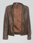 Giacca in pelle uomo cuoio – U08 | Leather Trend