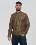 Giacca in pelle uomo cuoio – U08 | Leather Trend