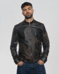 Giacca Uomo Testa di Moro in Pelle – U08 | Leather Trend