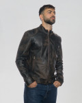Giacca Uomo Testa di Moro in Pelle – U08 | Leather Trend