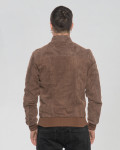 Men's Suede Bomber Jacket – Victor | Leather Trend