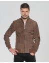 Giacca Bomber Uomo Camoscio – Victor | Leather Trend
