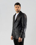 Men's Black Leather Jacket - Ettore | Leather Trend