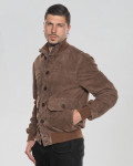 Men's suede bomber jacket – Milo | Leather Trend