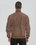 Men's suede bomber jacket – Milo | Leather Trend