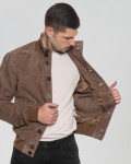 Men's suede bomber jacket – Milo | Leather Trend