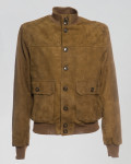 Men's suede bomber jacket – Milo | Leather Trend