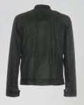 Giacca Uomo Nera in Pelle Camoscio - U08 | Leather Trend