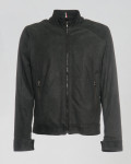 Giacca Uomo Nera in Pelle Camoscio - U08 | Leather Trend