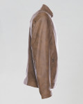 Men's Light Brown Leather Jacket - U010 | Leather Trend