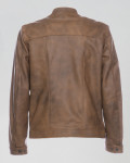 Men's Light Brown Leather Jacket - U010 | Leather Trend