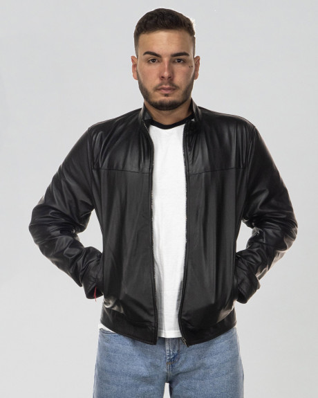 Men's Black Leather Jacket – Vidal | Leather Trend 2