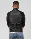 Men's Black Leather Jacket – Vidal | Leather Trend