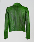 Men’s Crocodile-Effect Leather Perfecto Jacket - Vasco