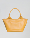 Women's Yellow Leather Shopper Bag - Anita | Leather Trend