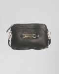Women’s bag mod. Asia Black genuine leather 100% Made in Italy