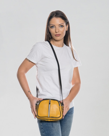 Borsa da donna mod. Fenu in vera pelle 100% made in Italy 2