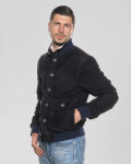Bomber uomo in pelle camoscio – Milo | Leather Trend