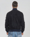 Bomber uomo in pelle camoscio – Milo | Leather Trend
