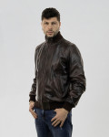 Bomber Uomo Testa di moro in pelle - Marcello | Leather Trend