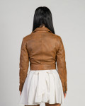 Chiodo in Pelle da Donna Cuoio - Chiodino Bis | Leather Trend