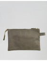 Women's Green Leather Clutch Bag - Anna | Leather Trend
