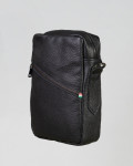 Men's Black Shoulder Bag – Portofino | Leather Trend