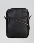 Men's Black Shoulder Bag – Portofino | Leather Trend