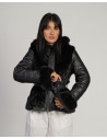 Giacca Donna Nera in Pelliccia – Daniela | Leather Trend