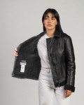 Chiodo in montone da donna - Rebecca | Leather Trend