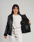 Chiodo in montone da donna - Rebecca | Leather Trend