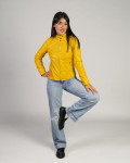 Violetta Bis - Women's Yellow Leather Jacket | Leather Trend