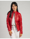 Women's Red Leather Jacket | Leather Trend