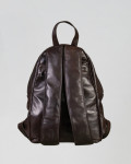 Cuba - Small Backpack in Dark Brown Leather