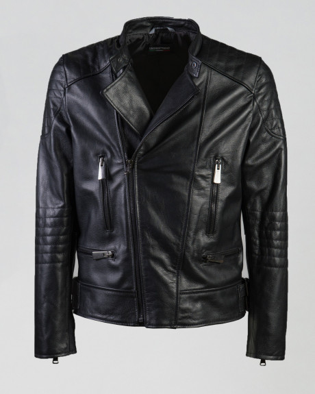 Men's leather perfecto jacket - Rockstar | Leather Trend
